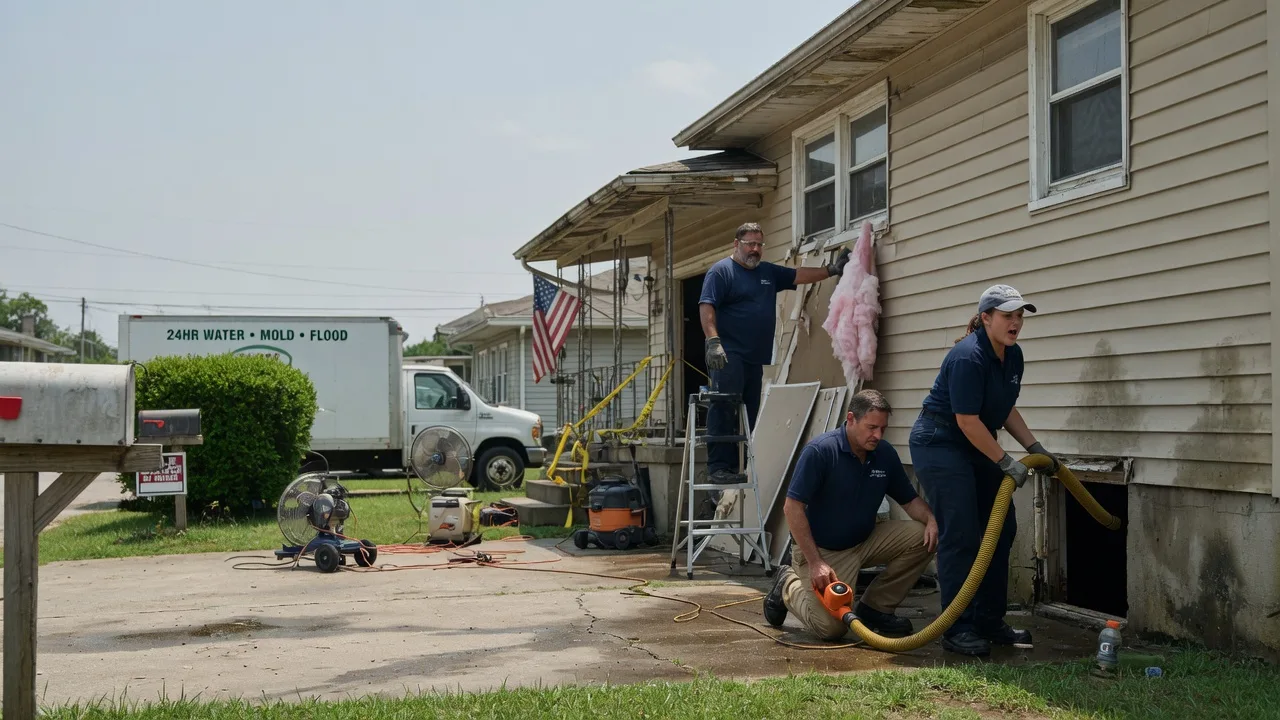 Water Damage Repair in Milam, TX near me